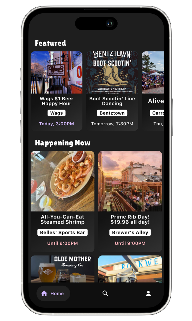 Explore screenshot